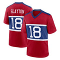NY.Giants #18 Darius Slayton Player Red Century Home Game Gdoa Stitched Jerseys