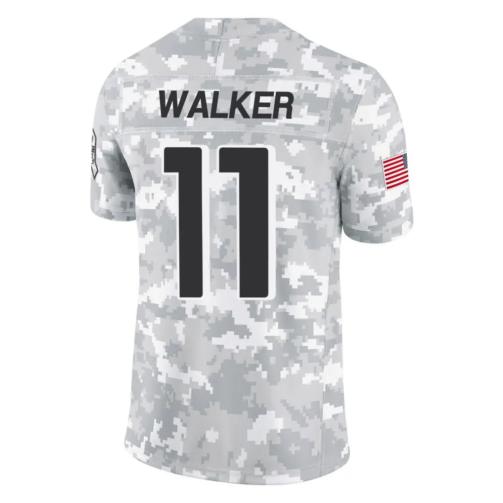 A.Falcons #11 Jalon Walker Player Arctic Camo Salute to Service Limited Gdoa Stitched Jerseys