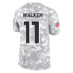 A.Falcons #11 Jalon Walker Player Arctic Camo Salute to Service Limited Gdoa Stitched Jerseys