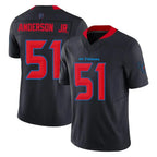 H.Texans #51 Will Anderson Jr. Player Navy Limited 2nd Alternate Vapor F.U.S.E. Home Game Gdoa Stitched Jerseys