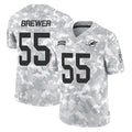 M.Dolphins #55 Aaron Brewer Player Arctic Camo Salute To Service Limited Game Gdoa Stitched Jerseys