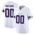 Custom M.Vikings White Limited Alternate Vapor F.U.S.E. Home Game Any Name & Numbers Gdoa Stitched Jerseys