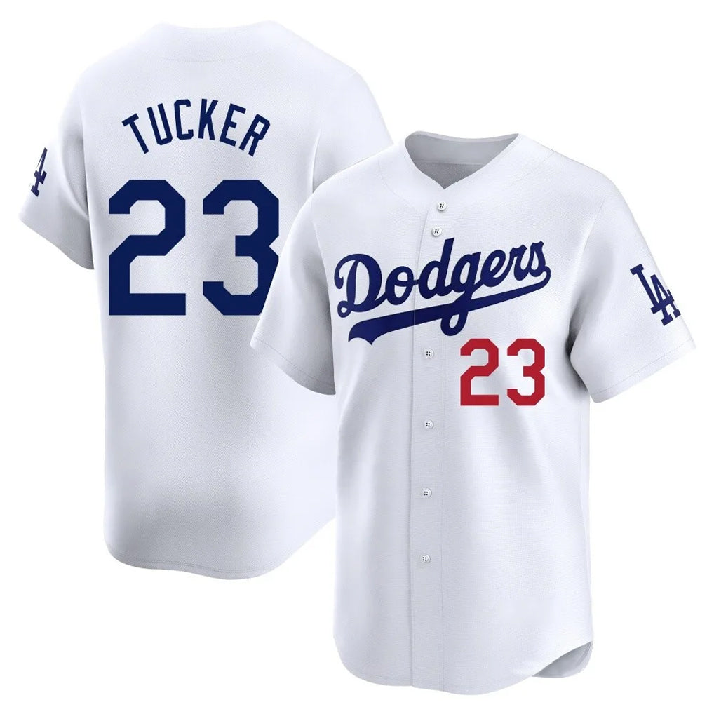 LA.Dodgers #23 Kyle Tucker Player White Limited Home Fdoa Stitched Jerseys