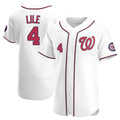 W.Nationals #4 Daylen Lile Player White Alternate Elite Fdoa Stitched Jerseys