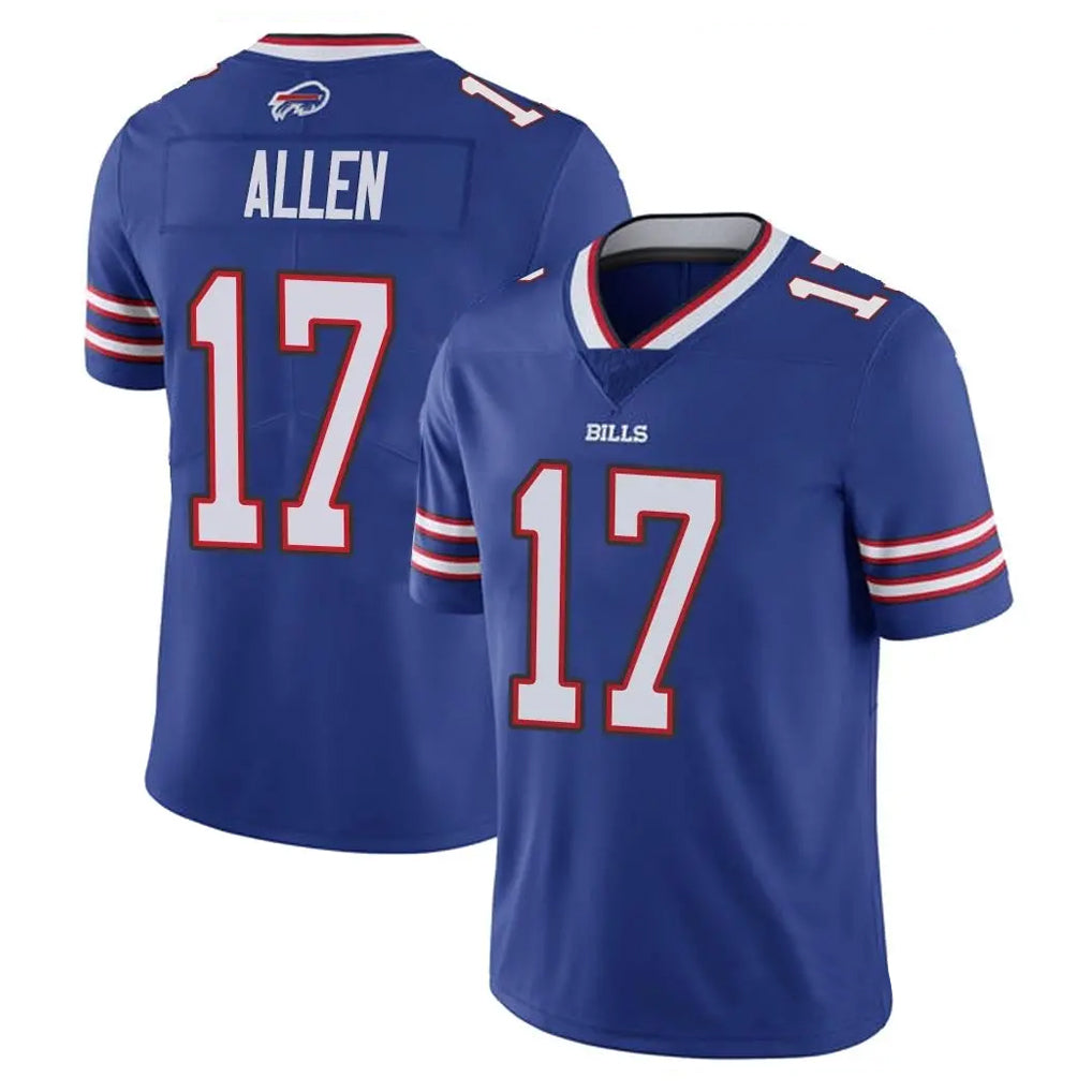 B.Bills #17 Josh Allen Player Royal Vapor Untouchable Limited Gdoa Stitched Jerseys