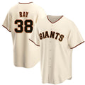 SF.Giants #38 Robbie Ray Player Cream Home Game Fdoa Stitched Jerseys