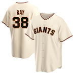 SF.Giants #38 Robbie Ray Player Cream Home Game Fdoa Stitched Jerseys