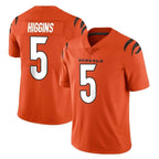 C.Bengals #5 Tee Higgins Player Orange Vapor Untouchable Limited Home Game Gdoa Stitched Jerseys