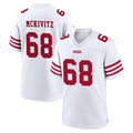 SF.49ers #68 Colton McKivitz Player White Game Home Gdoa Stitched Jerseys