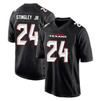 H.Texans #24 Derek Stingley Jr. Player Carbon Black Fashion Home Game Gdoa Stitched Jerseys