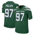 NY.Jets #97 Harrison Phillips Player Green Home Game Gdoa Stitched Jerseys