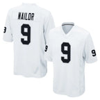 LV.Raiders #9 Jalen Nailor Player White Home Game Gdoa Stitched Jerseys