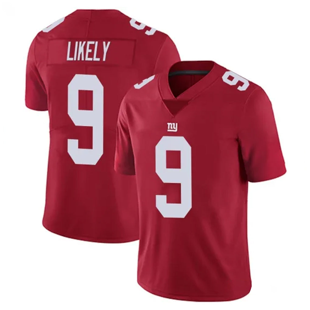 NY.Giants #9 Lsaiah Likely Player Red Limited Vapor Untouchable Home Game Gdoa Stitched Jerseys