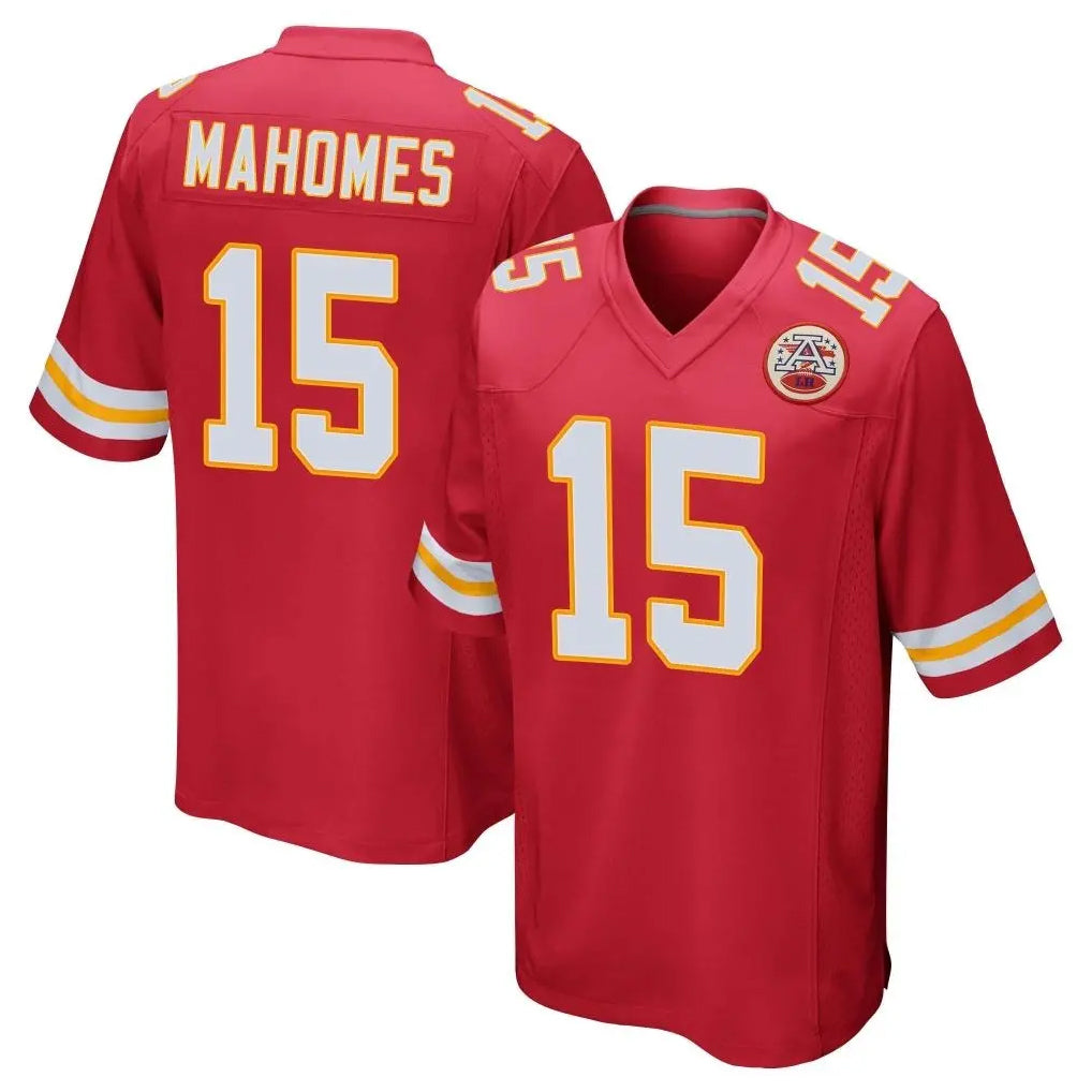 KC.Chiefs #15 Patrick Mahomes Player Red Home Game Gdoa Stitched Jerseys