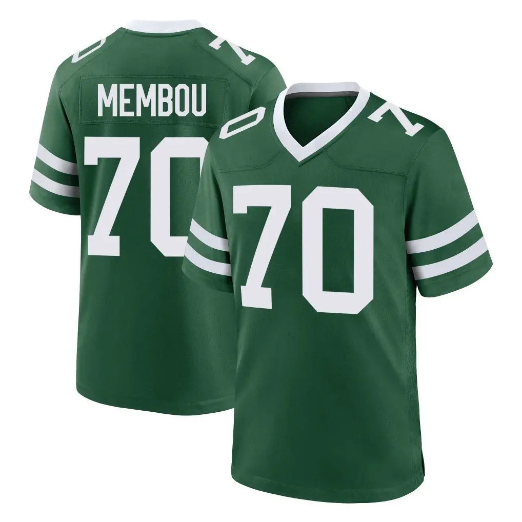 NY.Jets #70 Armand Membou Player Green Legacy Home Game Gdoa Stitched Jerseys