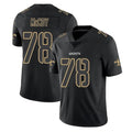 NO.Saints #78 Erik McCoy Player Black Impact Limited Home Game Gdoa Stitched Jerseys