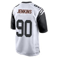 C.Bengals #90 Kris Jenkins Jr Player White Alternate Home Game Gdoa Stitched Jerseys