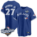 T.Blue Jays #27 Vladimir Guerrero Jr. Player Blue 2025 World Series Fdoa Stitched Jersey