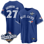 T.Blue Jays #27 Vladimir Guerrero Jr. Player Blue 2025 World Series Fdoa Stitched Jersey