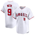 LA.Angels #9 Zach Neto Player White Limited Home Fdoa Stitched Jerseys