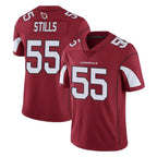 A.Cardinals #55 Dante Stills Player Cardinal Vapor Limited Home Game  Gdoa Stitched Jerseys