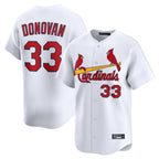 St. Louis Cardinals #33 Brendan Donovan Player White Home Limited Fdoa Stitched Jerseys