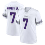 M.Vikings #7 Byron Murphy Jr. Player White Alternate Home Game Gdoa Stitched Jerseys