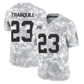 KC.Chiefs #23 Drue Tranquill Player Arctic Camo Salute To Service Limited Game Gdoa Stitched Jerseys