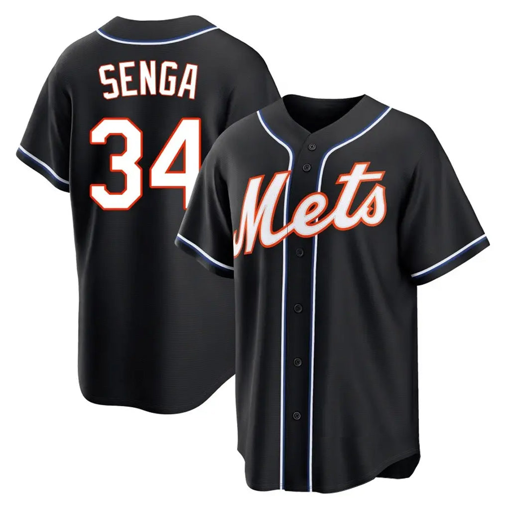 NY.Mets #34 Kodai Senga Player Black Fashion Out Game Fdoa Stitched Jerseys