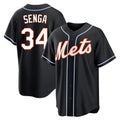 NY.Mets #34 Kodai Senga Player Black Fashion Out Game Fdoa Stitched Jerseys