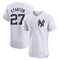 NY.Yankees #27 Giancarlo Stanton Player White Limited Elite Home Fdoa Stitched Jerseys