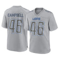 D.Lions #46 Jack Campbell Player Gray Atmosphere Fashion Home Game Gdoa Stitched Jerseys