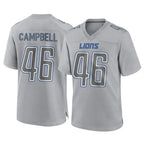 D.Lions #46 Jack Campbell Player Gray Atmosphere Fashion Home Game Gdoa Stitched Jerseys