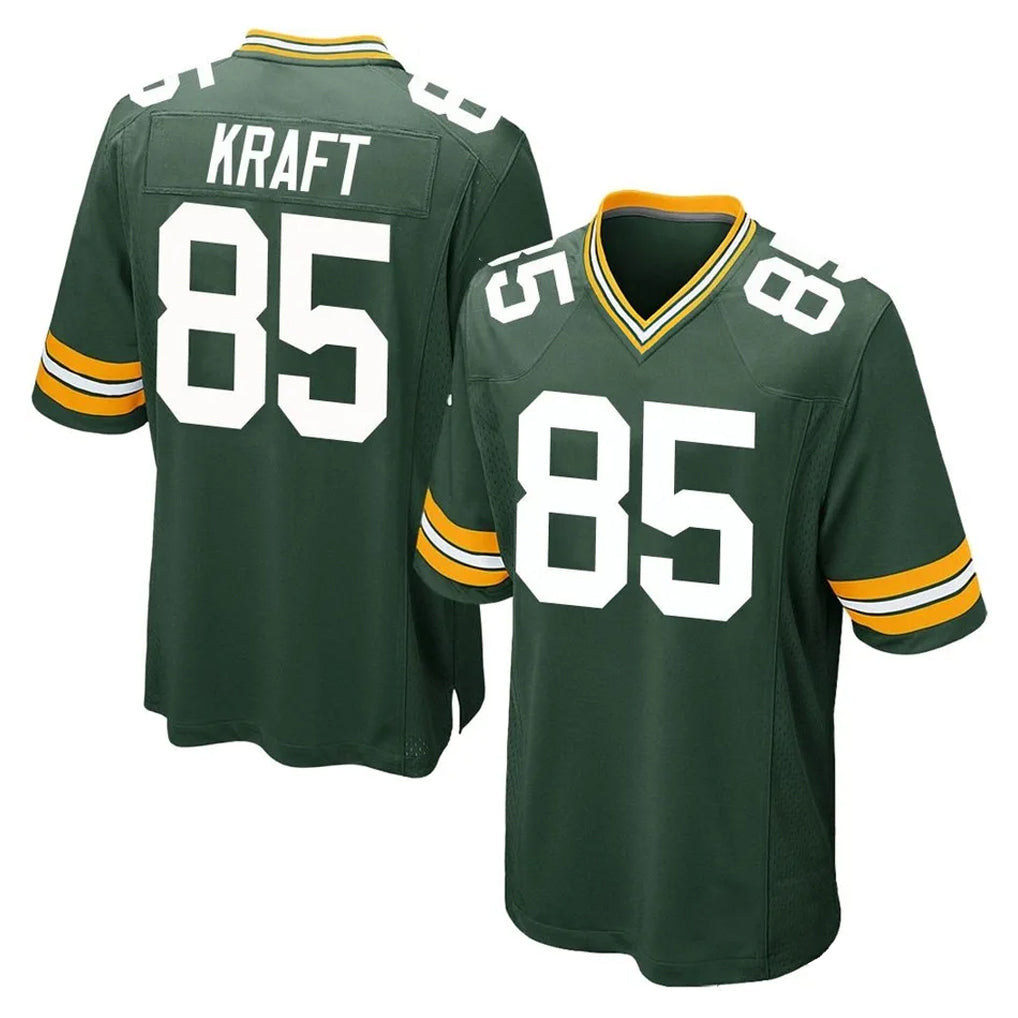 GB.Packers #85 Tucker Kraft Player Green Home Game Gdoa Stitched Jerseys