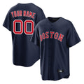 Custom B.Red Sox Navy Home Game Any Name & Number Gdoa Stitched Jerseys