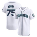 S.Mariners #75 Andres Munoz Player White Home Limited Elite Fdoa Stitched Jerseys