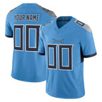 Custom T.Titans Light Blue Vapor F.U.S.E. Limited Home Game Any Name & Numbers Gdoa Stitched Jerseys