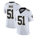 NO.Saints #51 Cesar Ruiz Player White Limited Vapor Untouchable Home Game Gdoa Stitched Jerseys