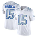 B.Bills #15 Greg Rousseau Player White Rivalries Collection Limited Game Gdoa Stitched Jerseys