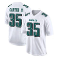 P.Eagles #35 Michael Carter II Player White Tundra Fashion Home Game Gdoa Stitched Jerseys