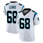 C.Panthers #68 Damien Lewis Player White Vapor Untouchable Limited Game Gdoa Stitched Jerseys