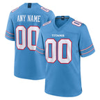 Custom T.Titans Light Blue 2026 Game Home Any Name & Numbers Gdoa Stitched Jerseys