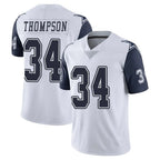 D.Cowboys #34 Jalen Thompson Player White-Navy Limited Color Rush Vapor Untouchable Home Game Gdoa Stitched Jerseys