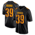 W.Commanders #39 Jeremy Reaves Player Black Carbon Fashion Home Game Gdoa Stitched Jerseys