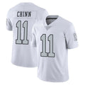 LV.Raiders #11 Jeremy Chinn Player White Limited Color Rush Home Game Gdoa Stitched Jerseys