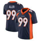 D.Broncos #99 Zach Allen Player Navy Vapor Untouchable Limited Game Gdoa Stitched Jerseys