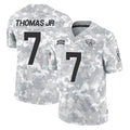 J.Jaguars #7 Brian Thomas Jr. Player Arctic Camo Salute To Service Limited Game Gdoa Stitched Jerseys
