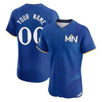 Custom M.Twins Royal City Connect Limited Elite Home Game Any Name & Number Gdoa Stitched Jerseys