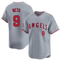 LA.Angels #9 Zach Neto Player Gray Home Limited Fdoa Stitched Jerseys