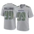 S.Seahawks #99 Leonard Williams Player Gray Atmosphere Fashion Home Game Gdoa Stitched Jerseys
